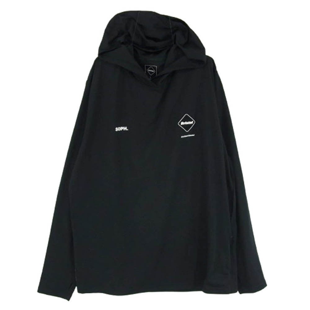 F.C.R.B. エフシーアールビー 23SS FCRB-230042 POLARTEC POWER DRY RIP STOP HOODIE パーカーフーディー ブラック系 L【中古】
