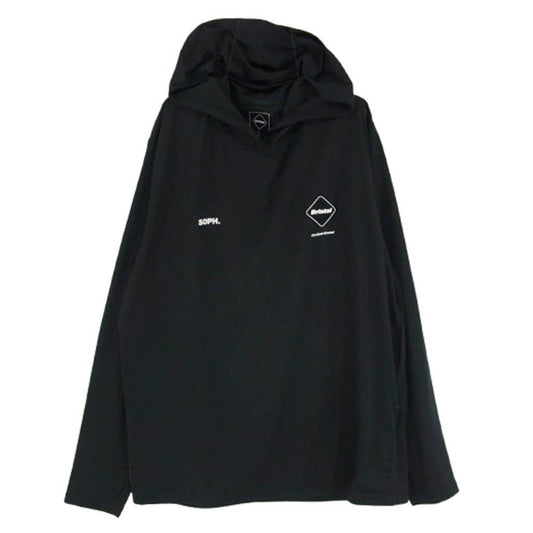F.C.R.B. エフシーアールビー 23SS FCRB-230042 POLARTEC POWER DRY RIP STOP HOODIE パーカーフーディー ブラック系 L【中古】