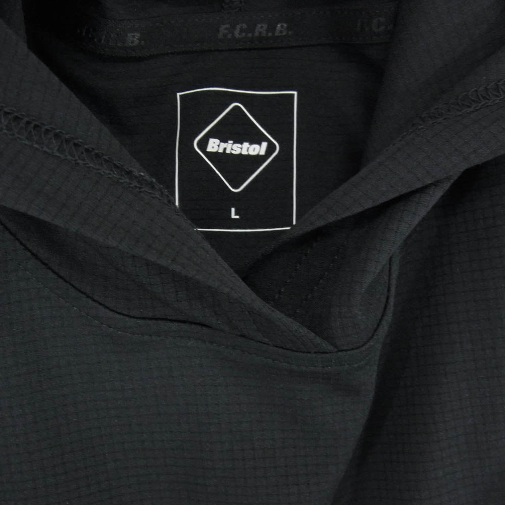 F.C.R.B. エフシーアールビー 23SS FCRB-230042 POLARTEC POWER DRY RIP STOP HOODIE パーカーフーディー ブラック系 L【中古】