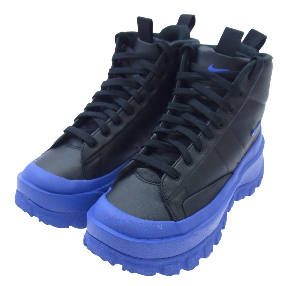 NIKE ナイキ FQ9065-001 Women's Blazer Mid Roam Black Racer Blue ブレザー ミッド ハイカット スニーカー ブラック系 ブルー系 23.5cm【中古】