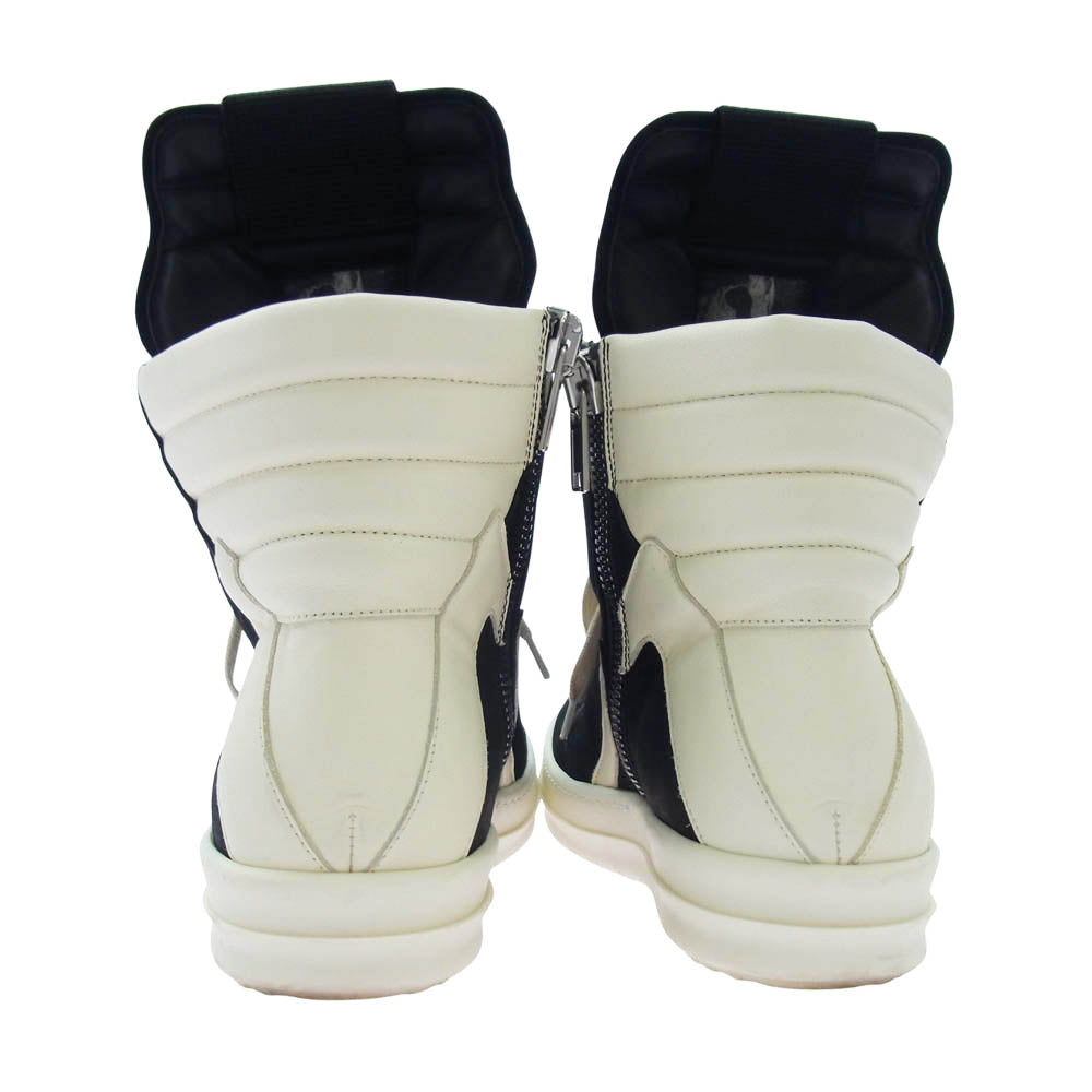 Rick Owens リックオウエンス GEOBASKET ジオバスケット ハイカット スニーカー ブラック系 ホワイト系 41【中古】