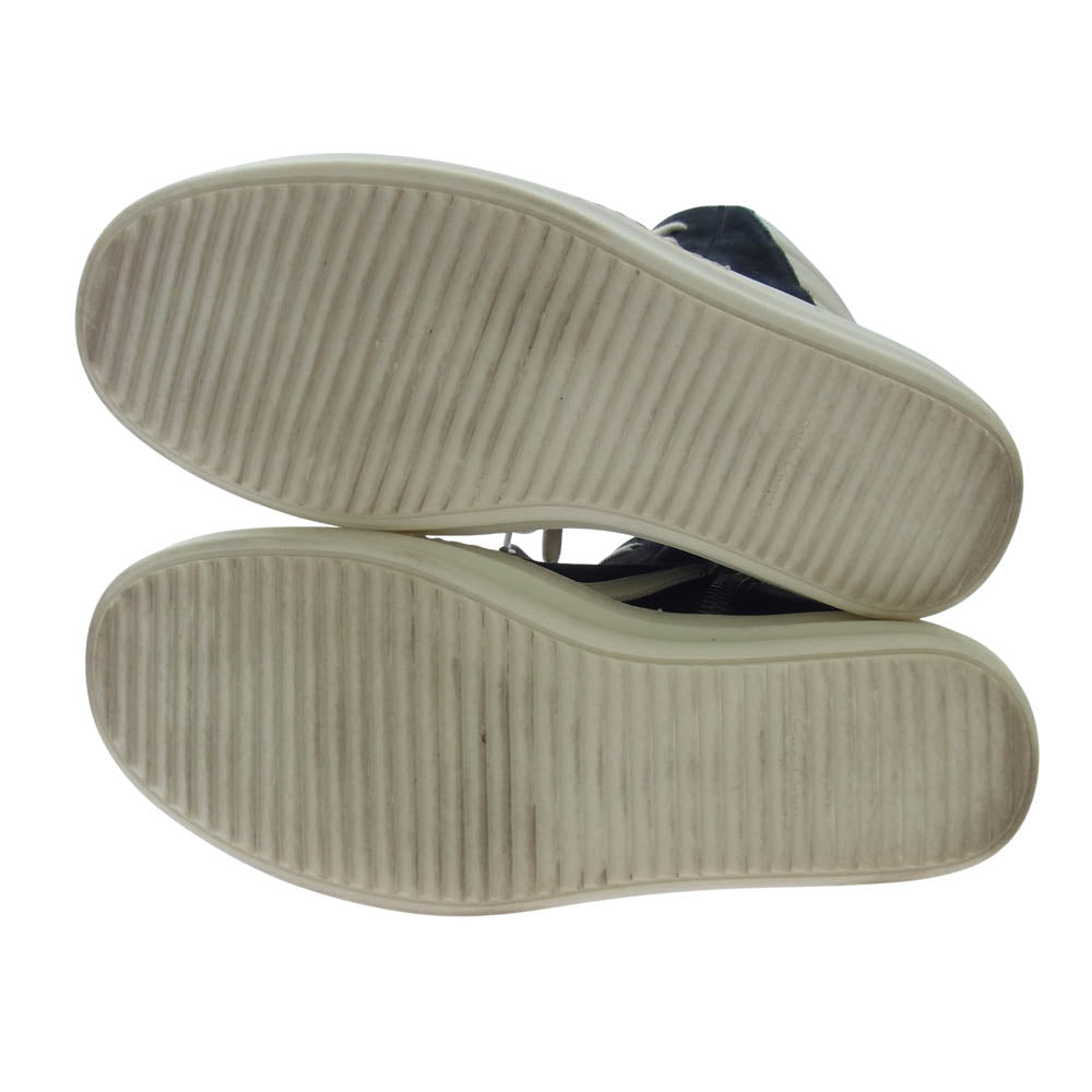 Rick Owens リックオウエンス GEOBASKET ジオバスケット ハイカット スニーカー ブラック系 ホワイト系 41【中古】