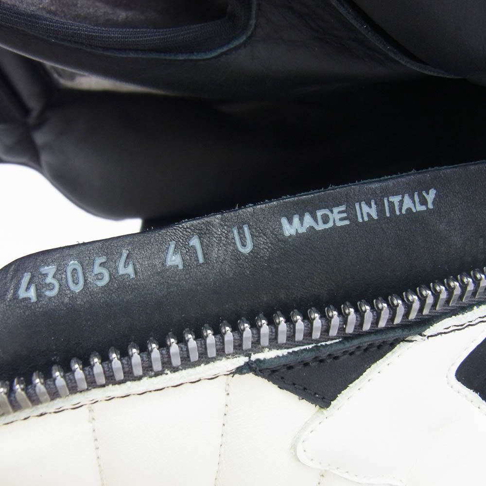 Rick Owens リックオウエンス GEOBASKET ジオバスケット ハイカット スニーカー ブラック系 ホワイト系 41【中古】