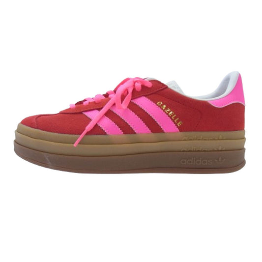 adidas アディダス IH7496 Women's Gazelle Bold College Red ウィメンズ ガゼルボールド カレッジレッド スニーカー ピンク系 25cm【中古】