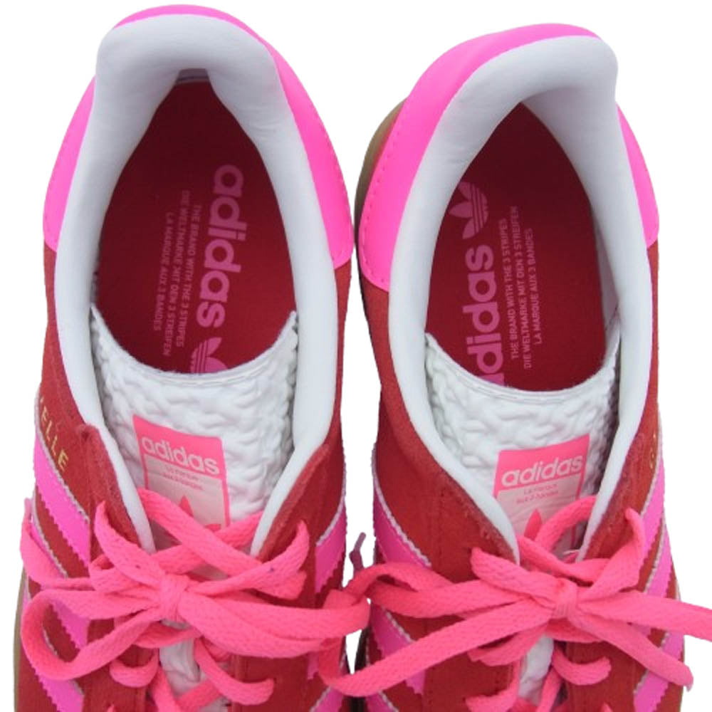 adidas アディダス IH7496 Women's Gazelle Bold College Red ウィメンズ ガゼルボールド カレッジレッド スニーカー ピンク系 25cm【中古】