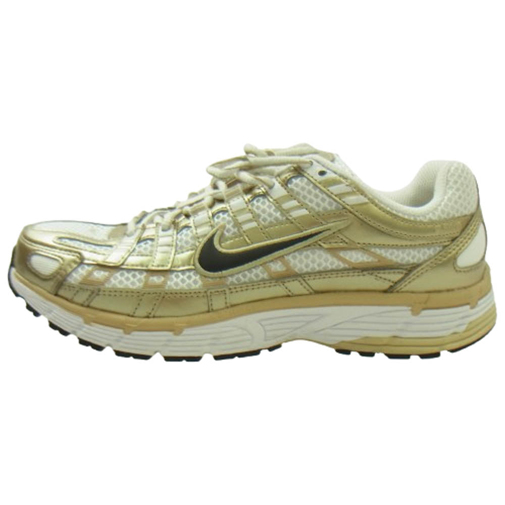 NIKE ナイキ IF1787-100 Women's P-6000 Gold ウィメンズ ゴールド ローカット スニーカー ゴールド系 ホワイト系 25.5cm【中古】