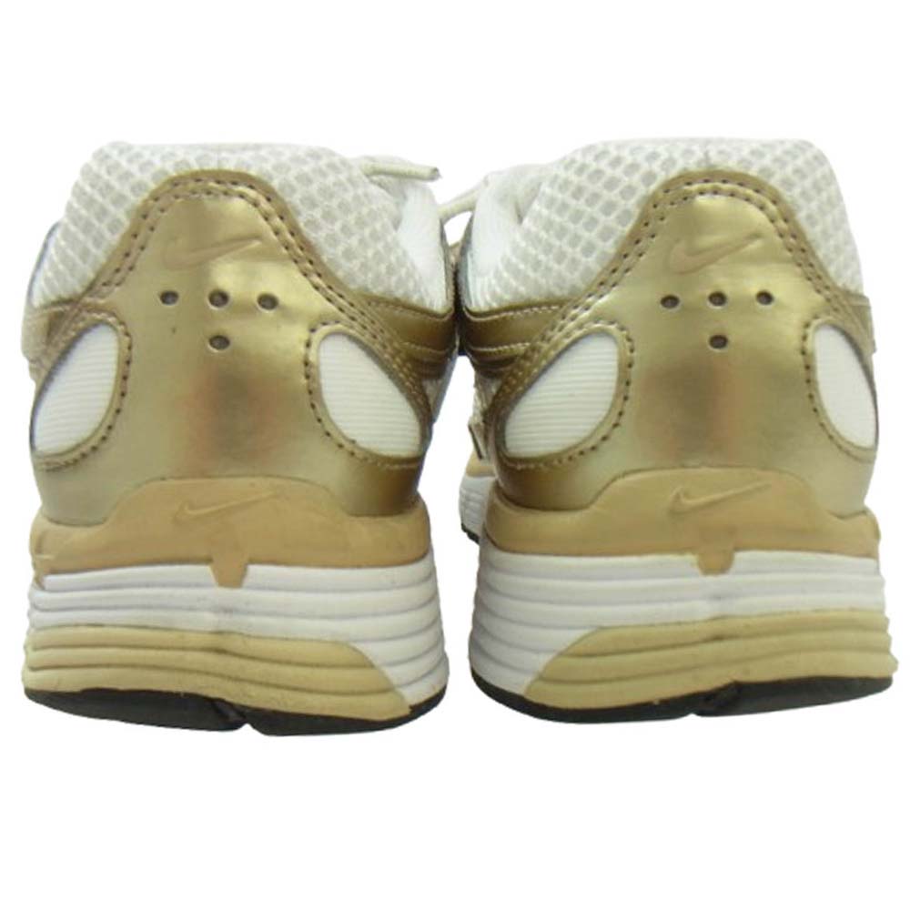 NIKE ナイキ IF1787-100 Women's P-6000 Gold ウィメンズ ゴールド ローカット スニーカー ゴールド系 ホワイト系 25.5cm【中古】