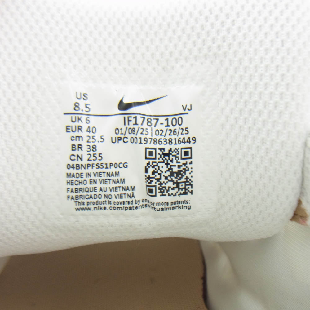 NIKE ナイキ IF1787-100 Women's P-6000 Gold ウィメンズ ゴールド ローカット スニーカー ゴールド系 ホワイト系 25.5cm【中古】