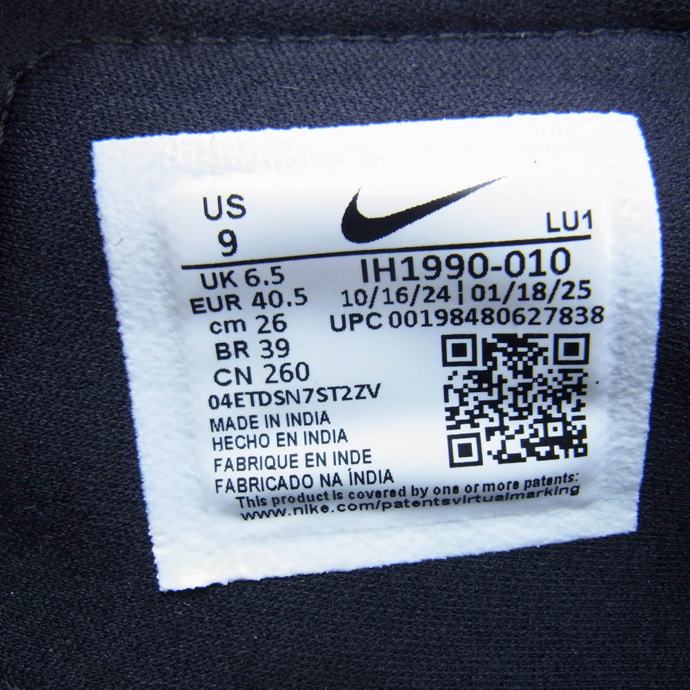 NIKE ナイキ IH1990-010 Women's Air Rift Triple Black ウィメンズ エアリフト トリプルブラック スニーカー サンダル ブラック系 26cm【中古】