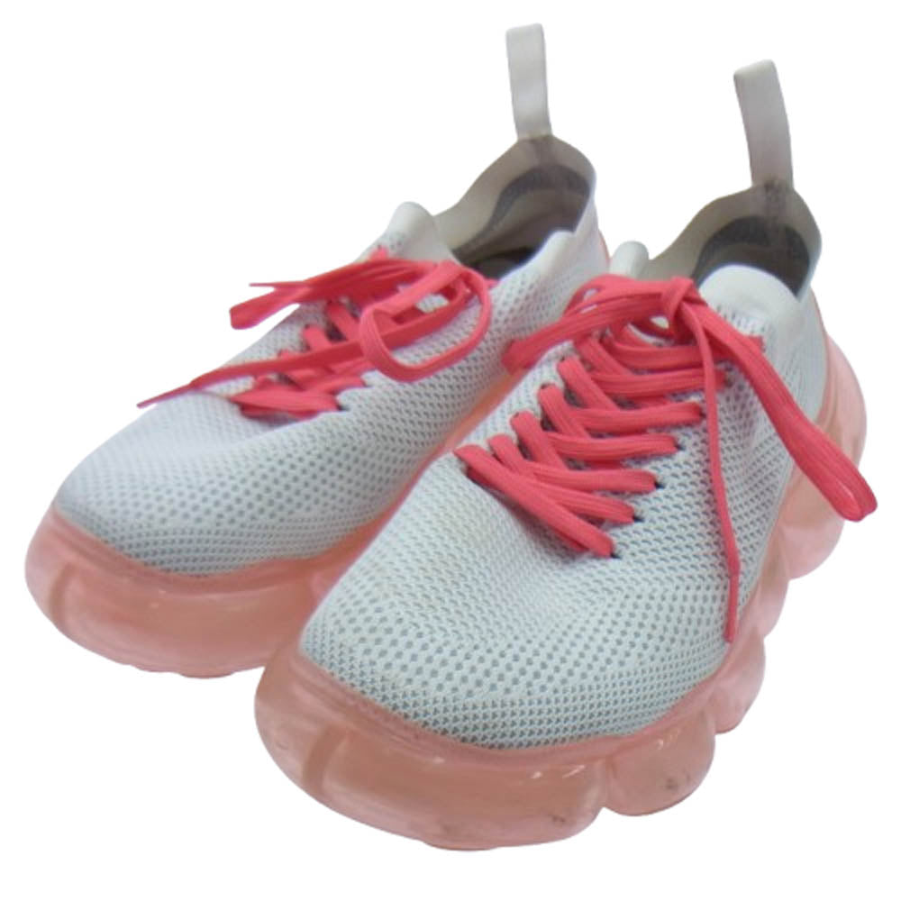 グラウンズ x atmos JEWELRY PINK ジュエリー スニーカー ホワイト系 ピンク系 26cm【中古】