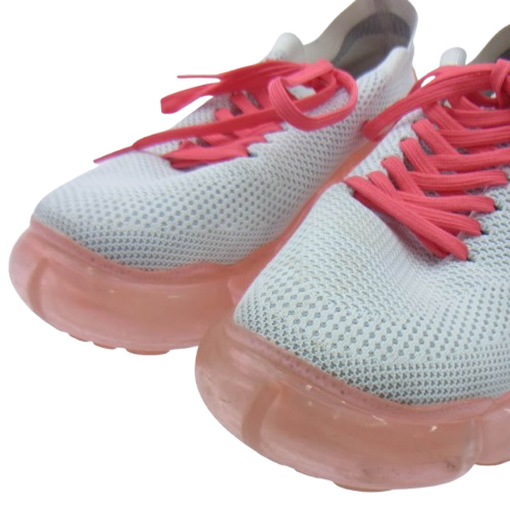 グラウンズ x atmos JEWELRY PINK ジュエリー スニーカー ホワイト系 ピンク系 26cm【中古】