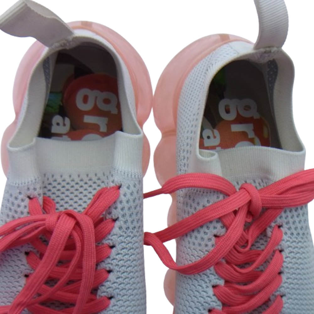 グラウンズ x atmos JEWELRY PINK ジュエリー スニーカー ホワイト系 ピンク系 26cm【中古】