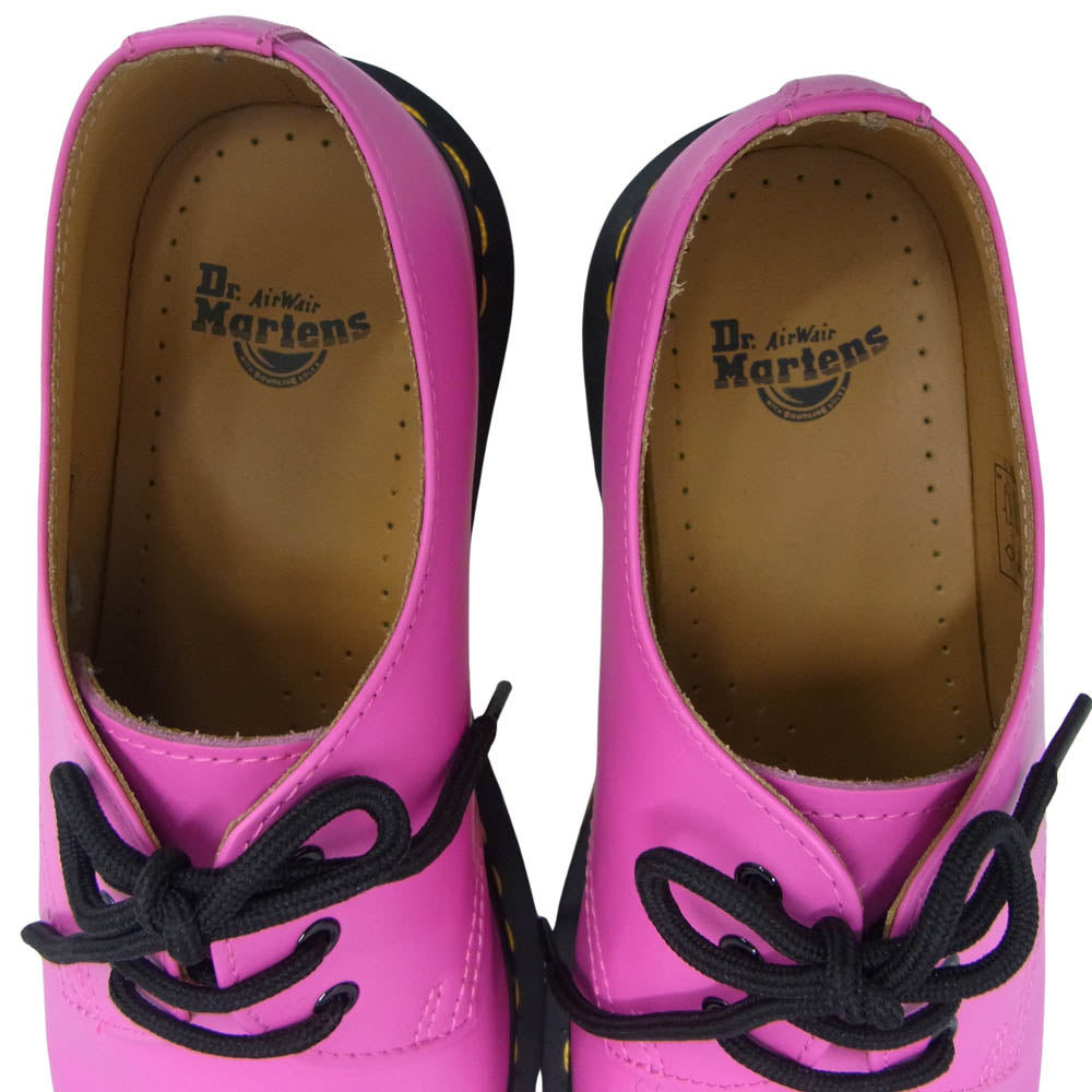 Dr.Martens ドクターマーチン ３ホール レザー シューズ ピンク系 uk6【美品】【中古】