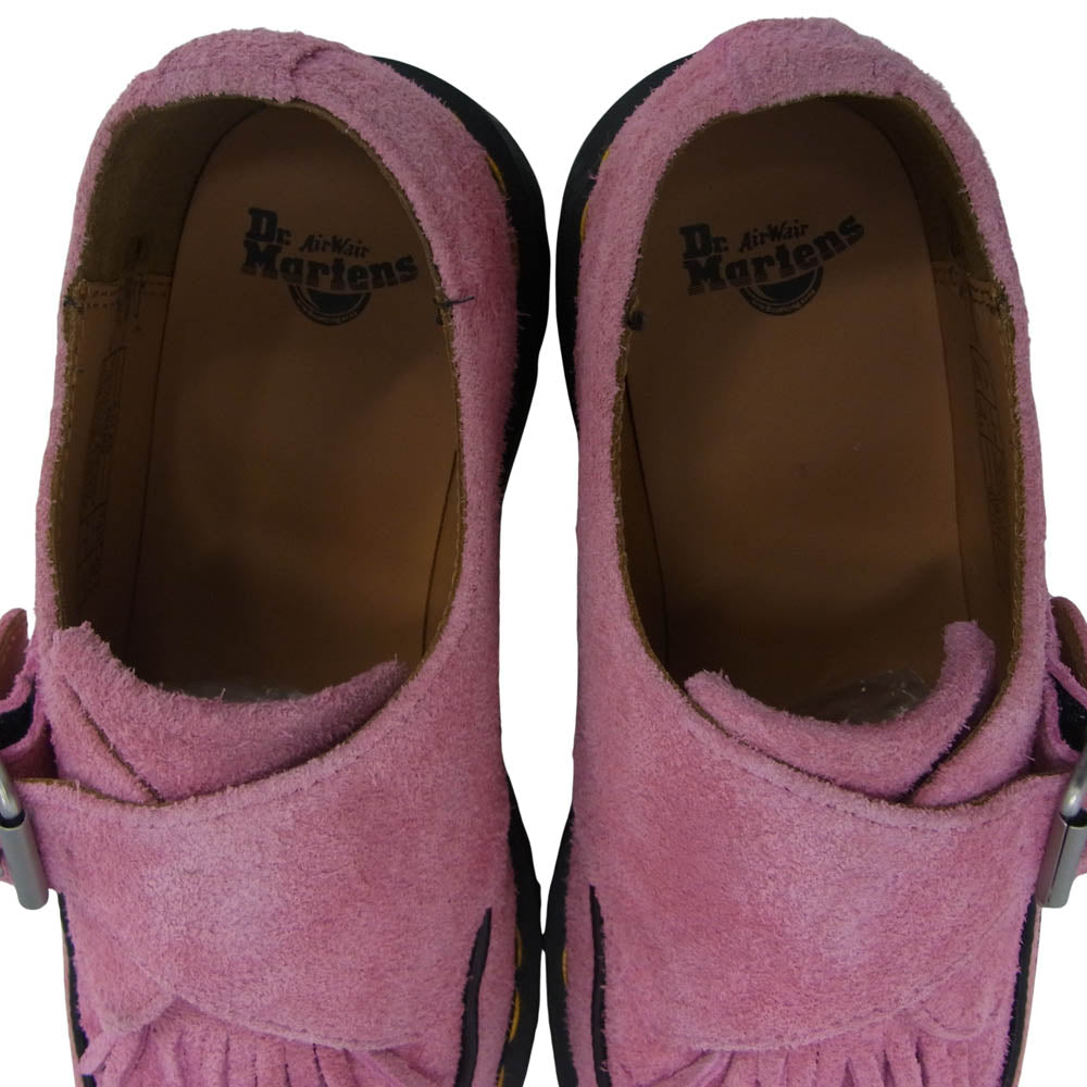 Dr.Martens ドクターマーチン ramsey monk klt スエード タッセル ローファー ピンク系 US7【中古】