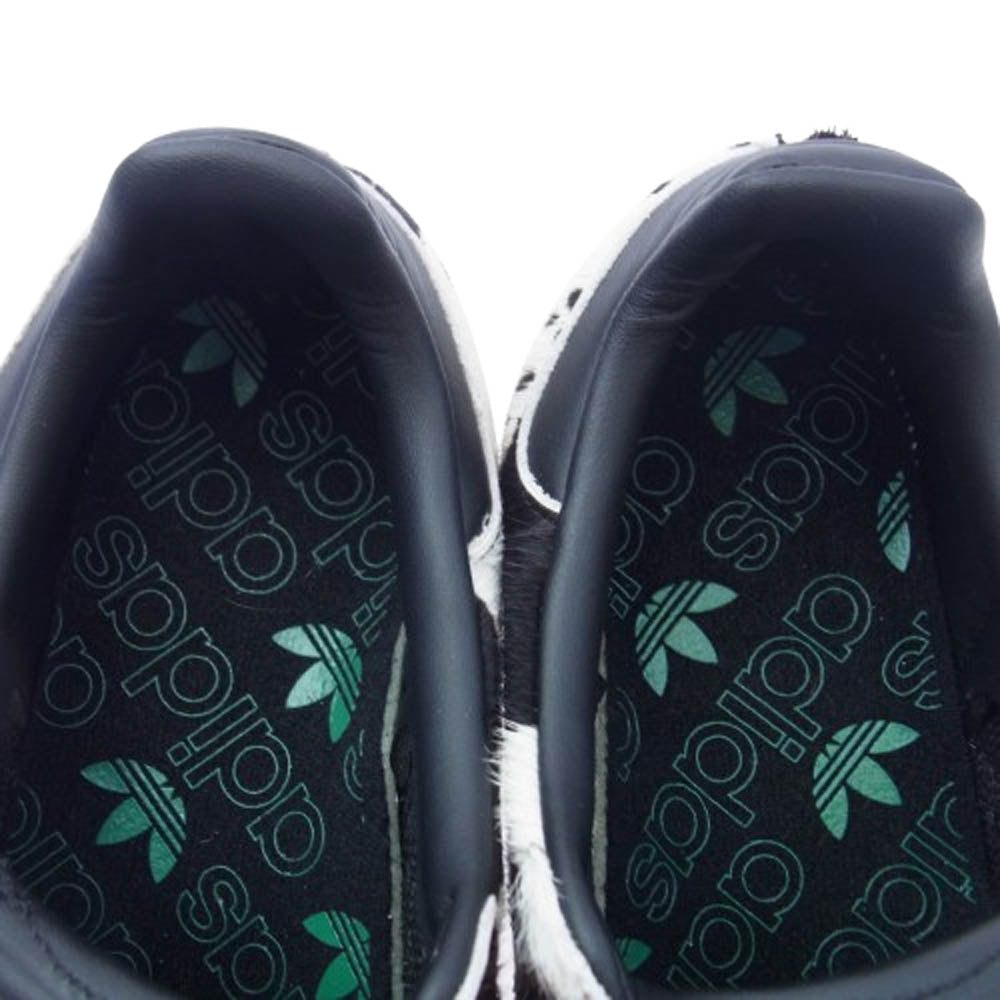adidas アディダス JS3930 SAMBA LT W Cow Print カウプリント サンバ ロングタン スニーカー ブラック系 ホワイト系 グリーン系 25.5cm【中古】