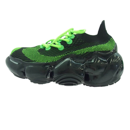 グラウンズ MOOPIE EL BLACK NEON GREEN ムーピー スニーカー ブラック系 グリーン系 26cm【中古】