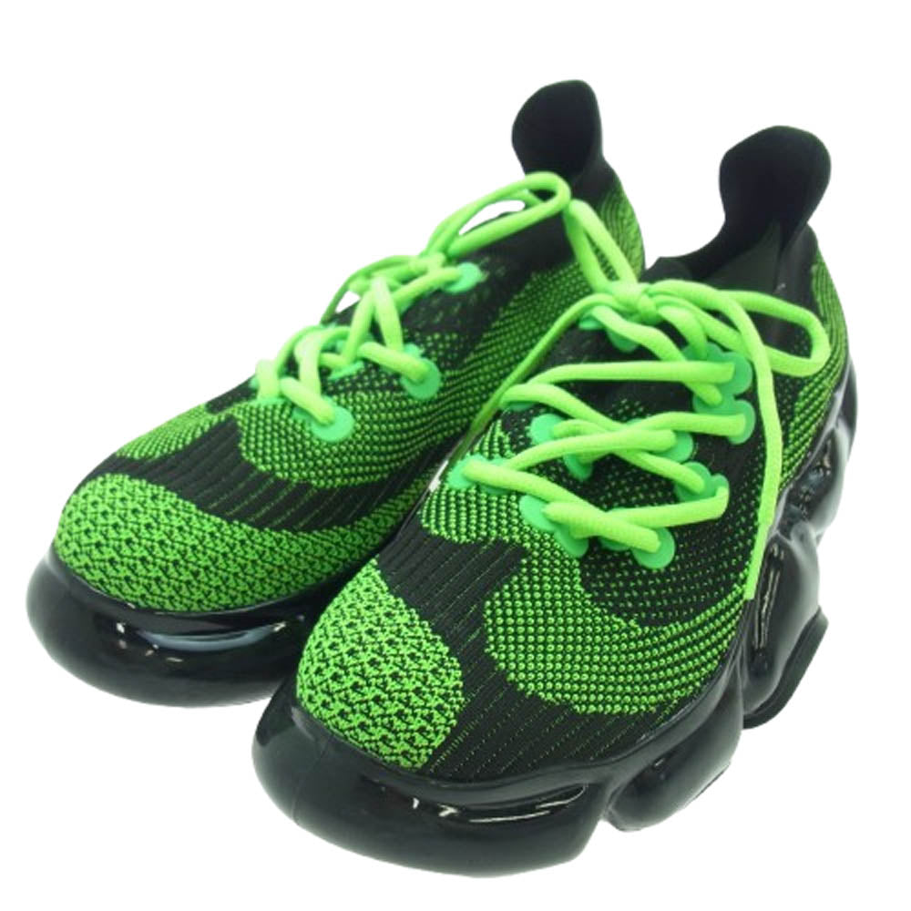 グラウンズ MOOPIE EL BLACK NEON GREEN ムーピー スニーカー ブラック系 グリーン系 26cm【中古】