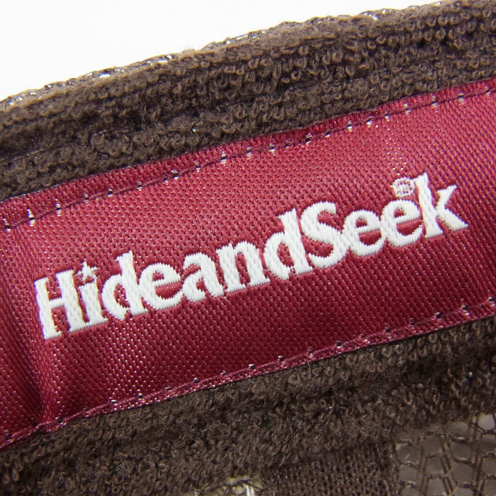 HideandSeek ハイドアンドシーク 25AW HDNSK Mesh CAP メッシュ キャップ ブラウン系【中古】