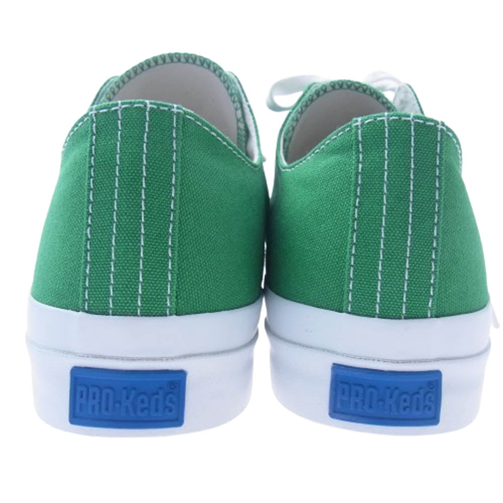 PRO-Keds プロケッズ PN1321 ROYAL AMERICA LO ロイヤルアメリカ ロー ローカット スニーカー グリーン系 オフホワイト系 27.5cm【極上美品】【中古】