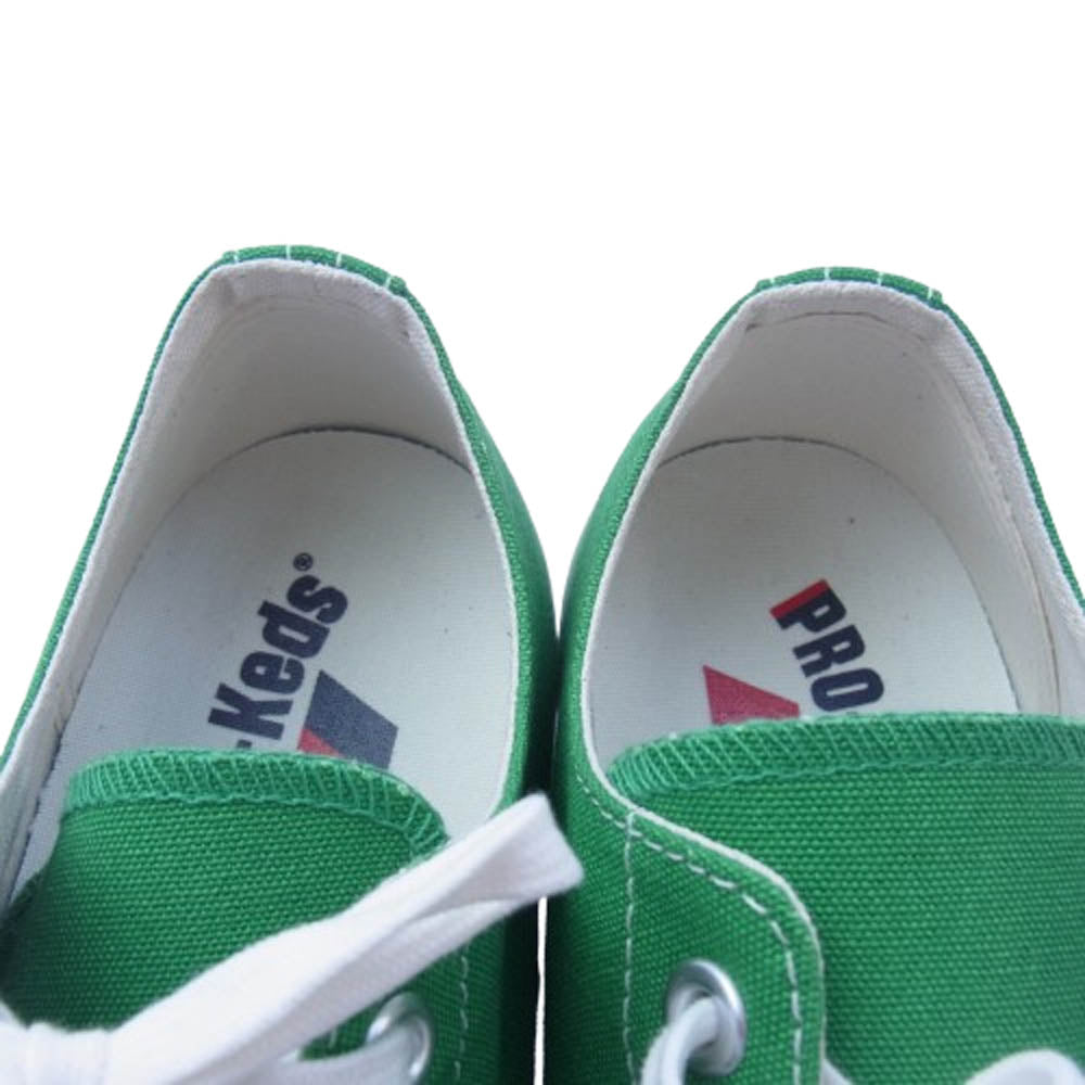 PRO-Keds プロケッズ PN1321 ROYAL AMERICA LO ロイヤルアメリカ ロー ローカット スニーカー グリーン系 オフホワイト系 27.5cm【極上美品】【中古】
