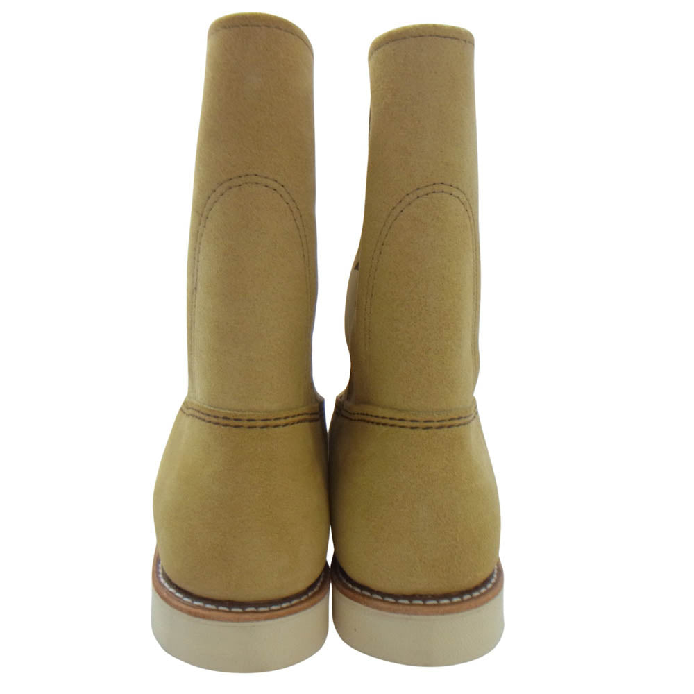 RED WING レッドウィング 8168 9-inch Pecos 9インチ ペコス スエード ブーツ ベージュ系 26.5cm【美品】【中古】