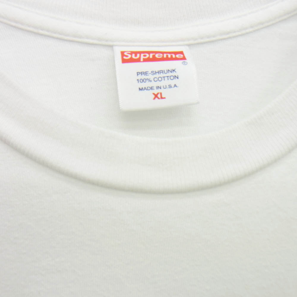 Supreme シュプリーム 20AW CROSS BOX LOGO TEE クロス ボックスロゴ 半袖 Tシャツ ホワイト系 XL【中古】
