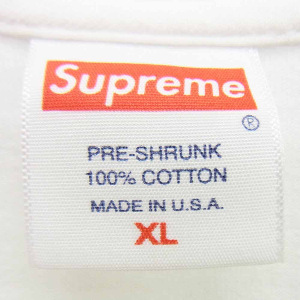 Supreme シュプリーム 20AW CROSS BOX LOGO TEE クロス ボックスロゴ 半袖 Tシャツ ホワイト系 XL【中古】