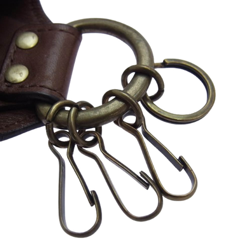 土屋鞄製造所 ビークル グリッピング キーケース ブラウン系【中古】