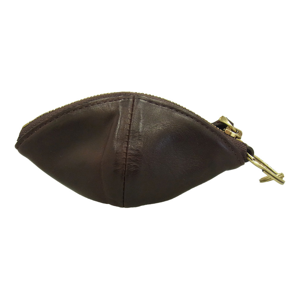 GANZO ガンゾ GUD ST レザー キーポーチ ダークブラウン系【中古】