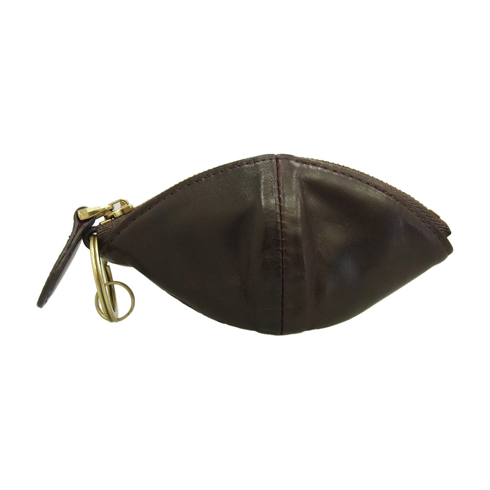 GANZO ガンゾ GUD ST レザー キーポーチ ダークブラウン系【中古】