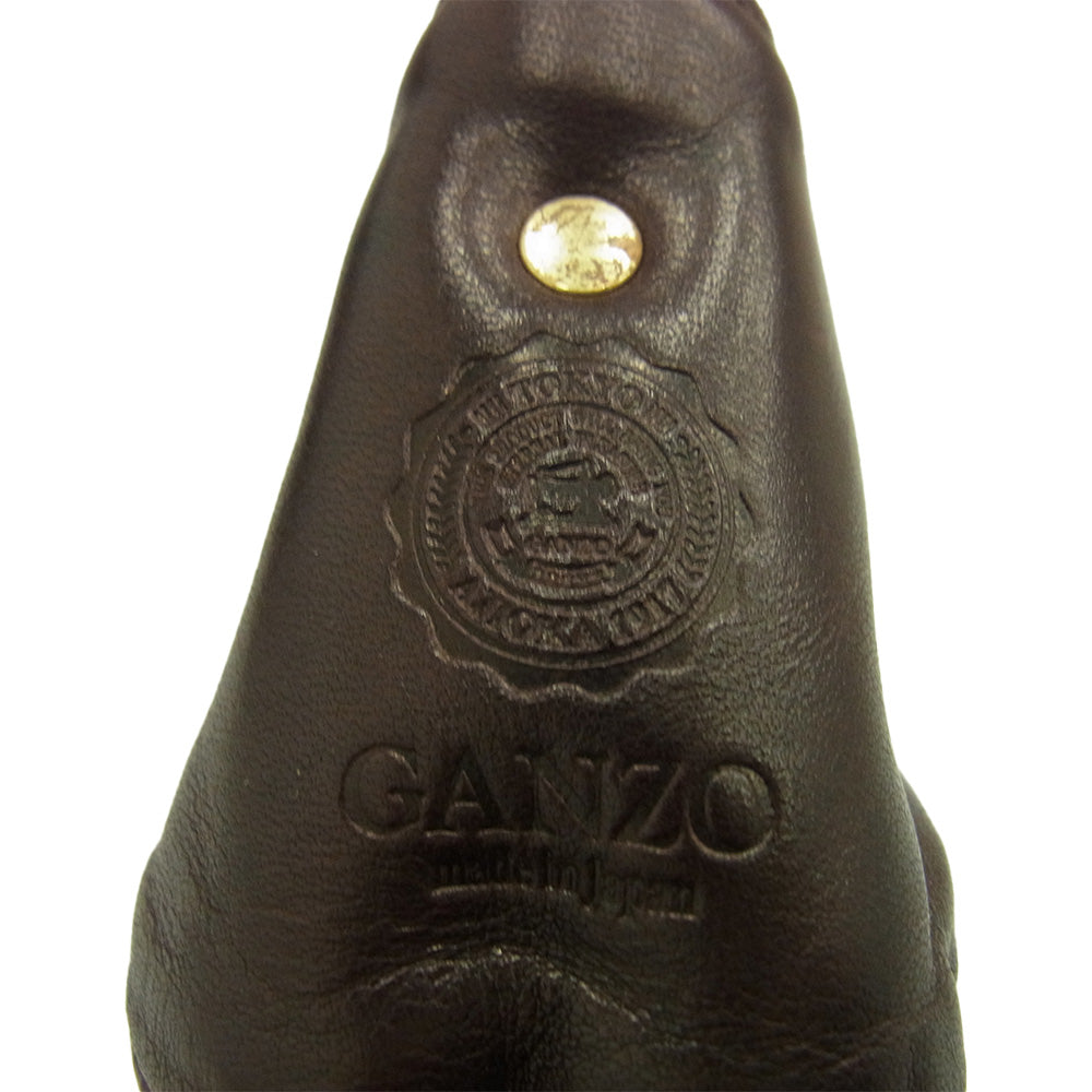 GANZO ガンゾ GUD ST レザー キーポーチ ダークブラウン系【中古】