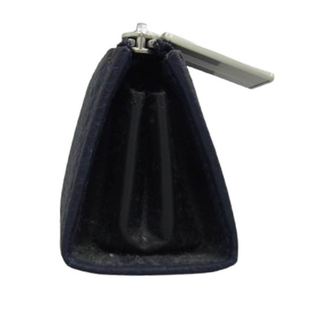 COCOMEISTER ココマイスター マットシュリンク リボー レザー ペンケース ダークネイビー系【中古】