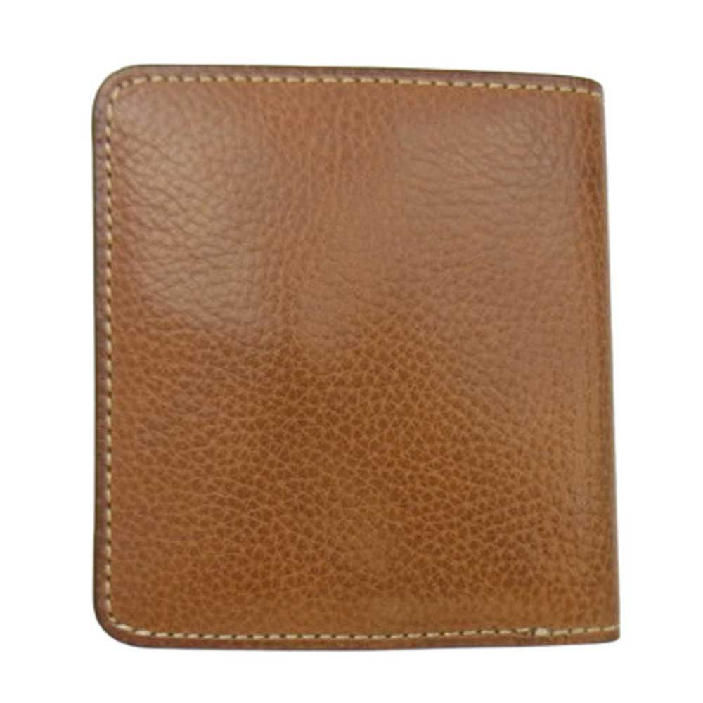 土屋鞄製造所 URBANO ウルバーノ レザー 二つ折り財布 コンパクトウォレット ブラウン系【中古】