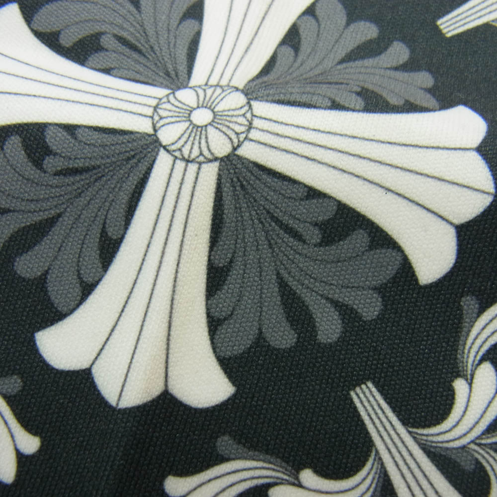 CHROME HEARTS クロムハーツ（原本無） CHプラス 総柄 アイウェアクロス メガネ拭き ダークグレー系【中古】