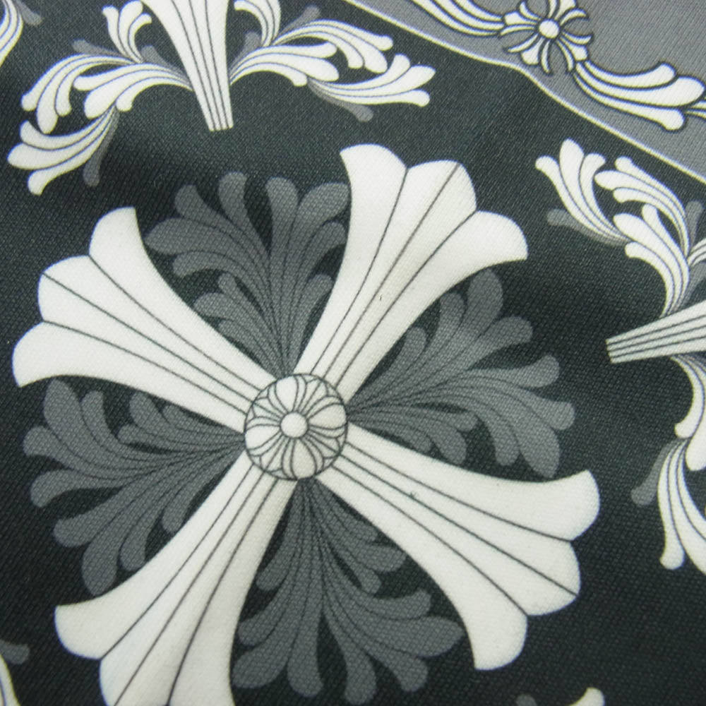 CHROME HEARTS クロムハーツ（原本無） CHプラス 総柄 アイウェアクロス メガネ拭き ダークグレー系【中古】