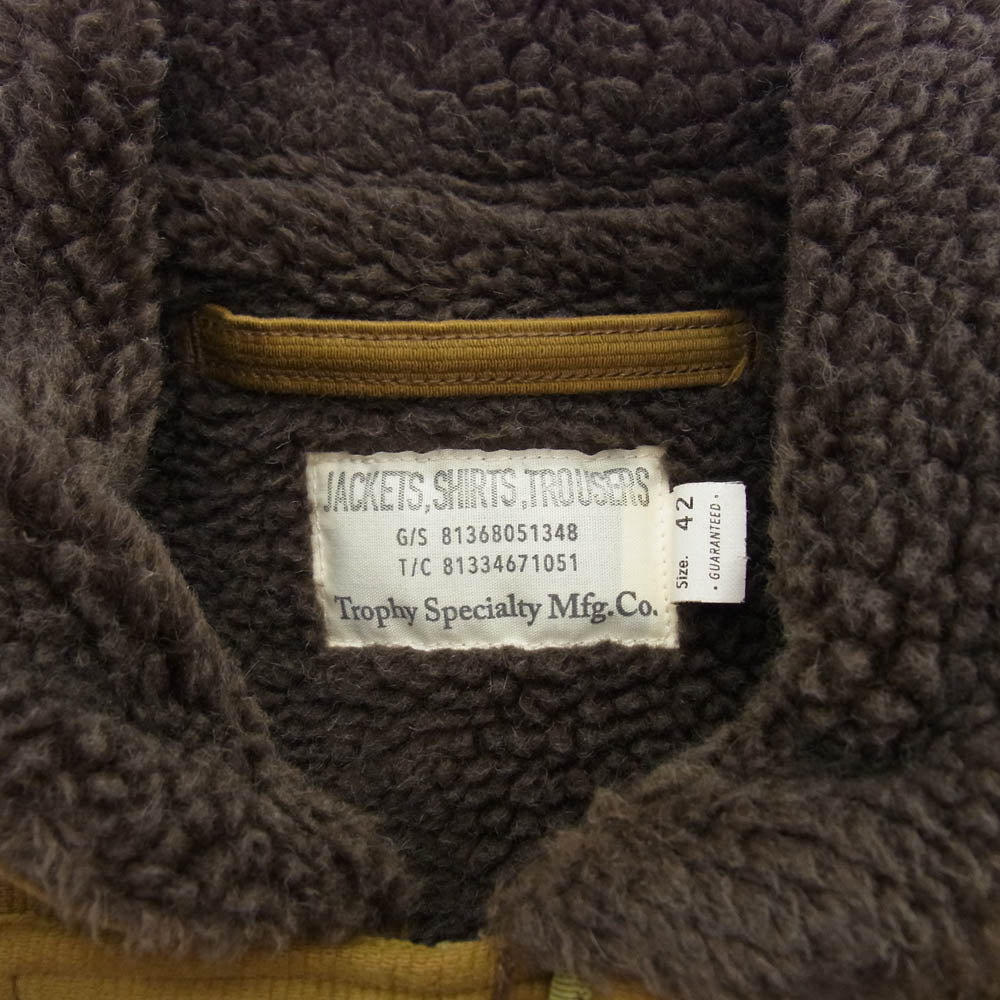 トロフィークロージング N-1.TR.mfg N-1 デッキ ジャケット カーキ系 42【中古】