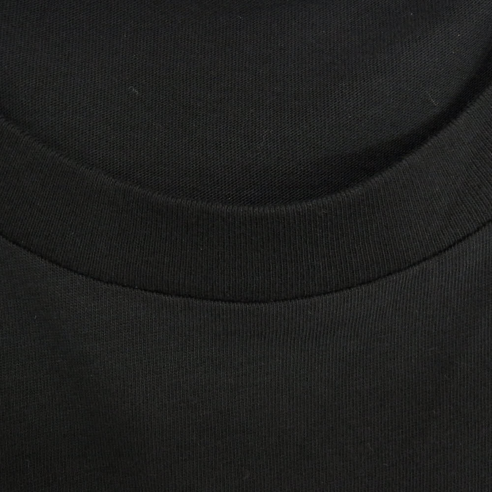 MONCLER モンクレール G20918D00011 MAGLIA GIROCOLLO アームグラデーション ロゴ 長袖 カットソー ブラック系 L【中古】