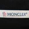 MONCLER モンクレール G20918D00011 MAGLIA GIROCOLLO アームグラデーション ロゴ 長袖 カットソー ブラック系 L【中古】