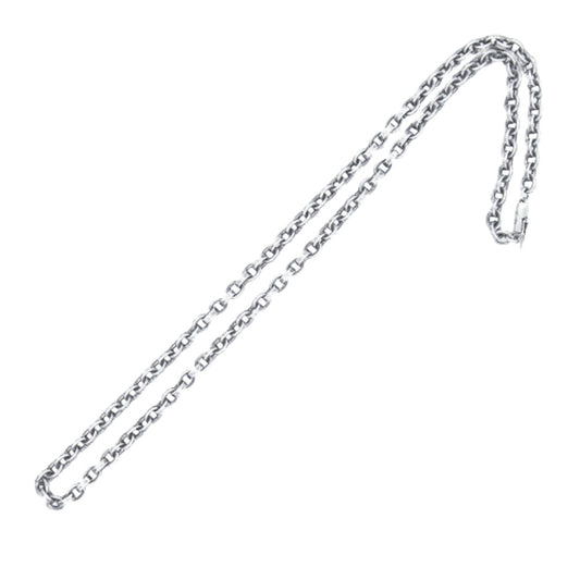 CHROME HEARTS クロムハーツ（原本無） 20inch PAPER CHAIN 20インチ ペーパーチェーン ネックレス シルバー系【中古】