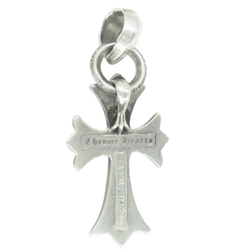 CHROME HEARTS クロムハーツ（原本有） CH CRS SML W BALE スモールCHクロスベイル Wベイル ペンダント トップ シルバー系【中古】