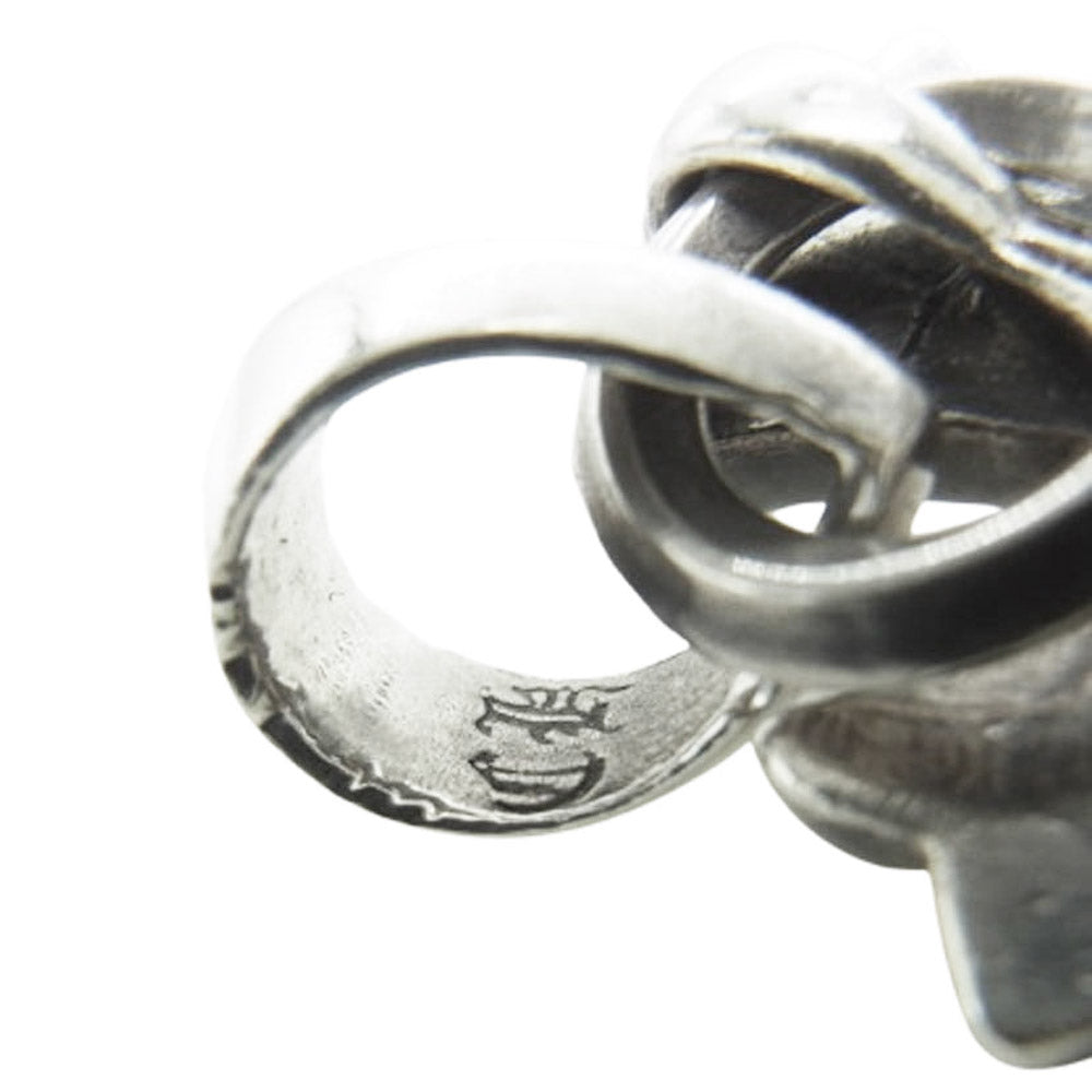 CHROME HEARTS クロムハーツ（原本有） CH CRS SML W BALE スモールCHクロスベイル Wベイル ペンダント トップ シルバー系【中古】