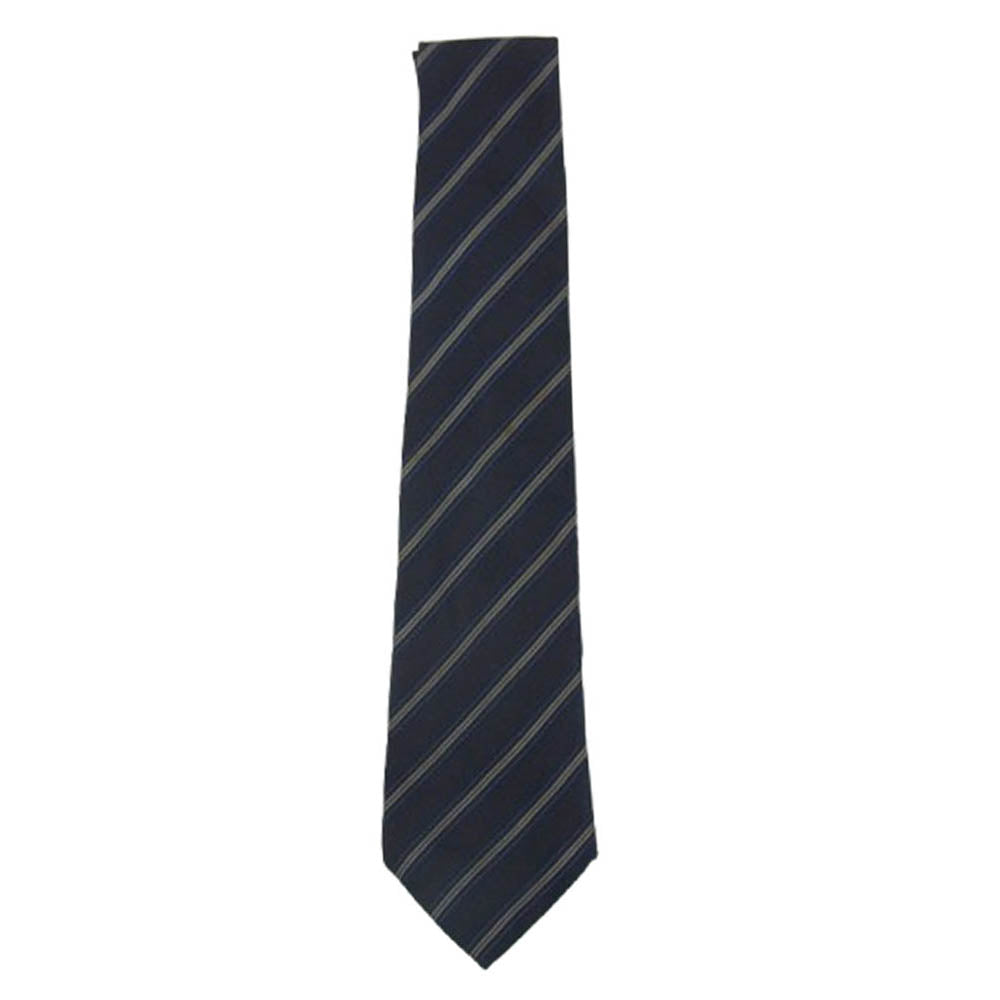 COMME des GARCONS HOMME コムデギャルソンオム 金文字タグ 総柄 シルク100％ ネクタイ ブラック系【中古】