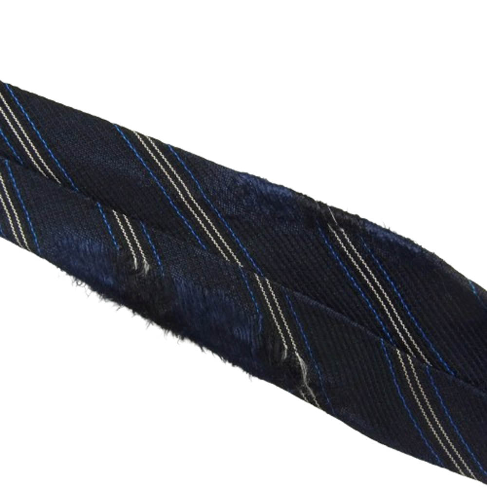 COMME des GARCONS HOMME コムデギャルソンオム 金文字タグ 総柄 シルク100％ ネクタイ ブラック系【中古】