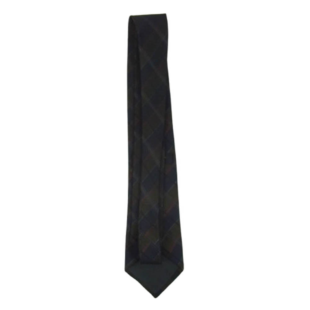 COMME des GARCONS HOMME コムデギャルソンオム 金文字タグ チェック柄 シルク100％ ネクタイ マルチカラー系【中古】