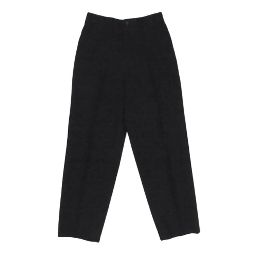 COMME des GARCONS HOMME コムデギャルソンオム HS-08014M ヴィンテージオム シングルブレスト 2B ストライプ テーラードジャケット ジップフライ スラックスパンツ セットアップ スーツ ブラック系 M【中古】