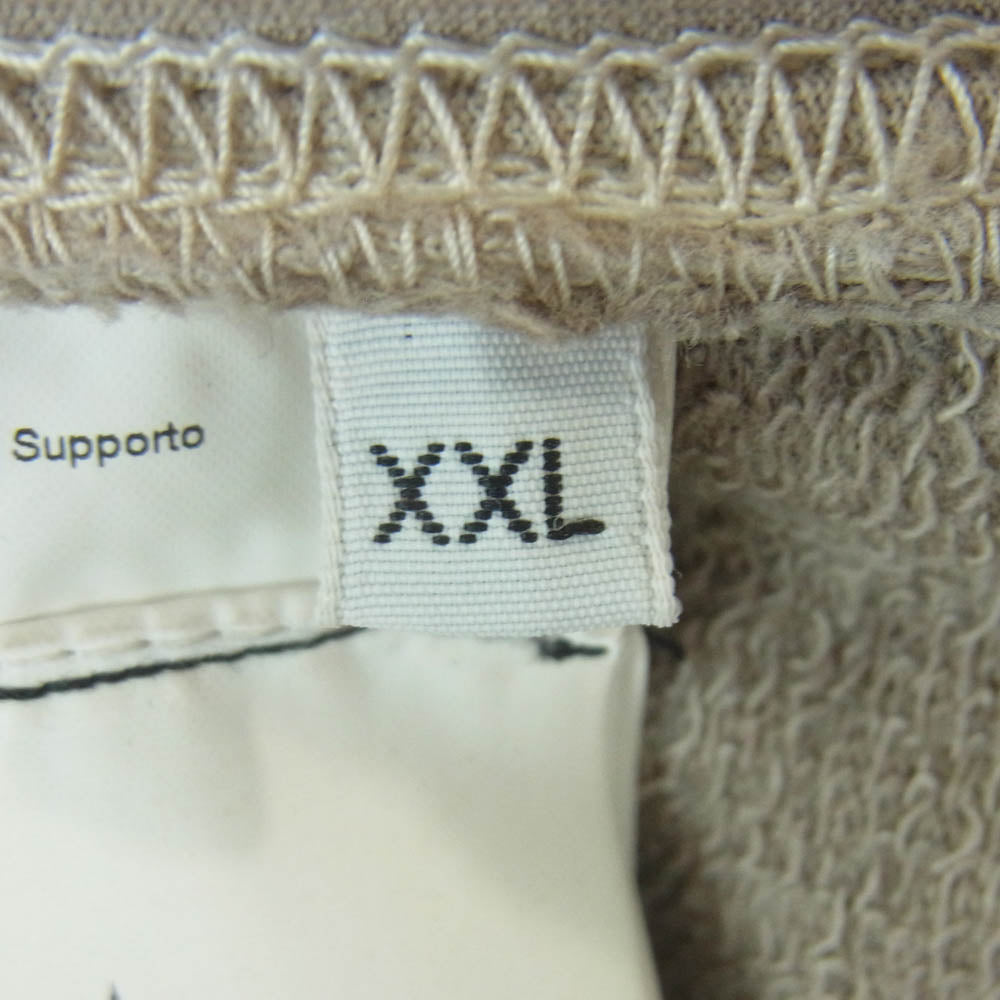 STONE ISLAND ストーンアイランド 23SS 781562460 OLD TREATMENT ワッペン付 ジップアップ スウェット ジャケット グレー系 XXL【中古】