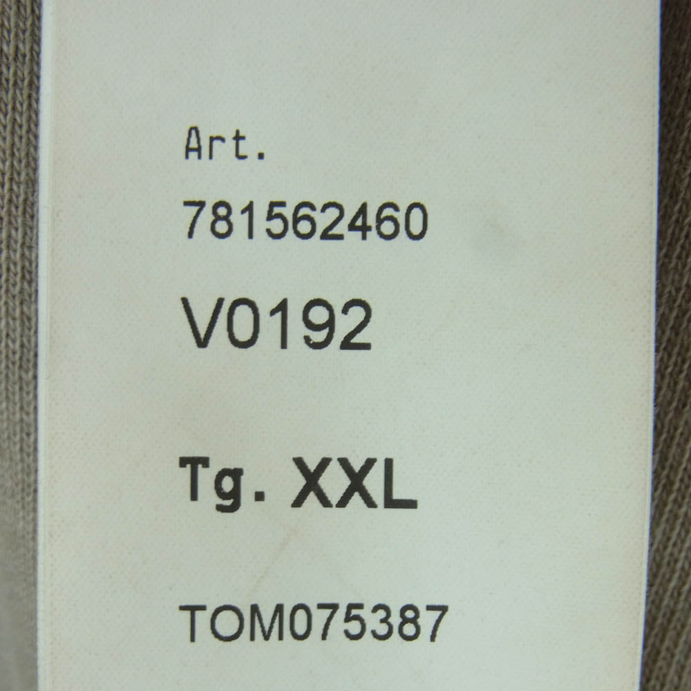 STONE ISLAND ストーンアイランド 23SS 781562460 OLD TREATMENT ワッペン付 ジップアップ スウェット ジャケット グレー系 XXL【中古】