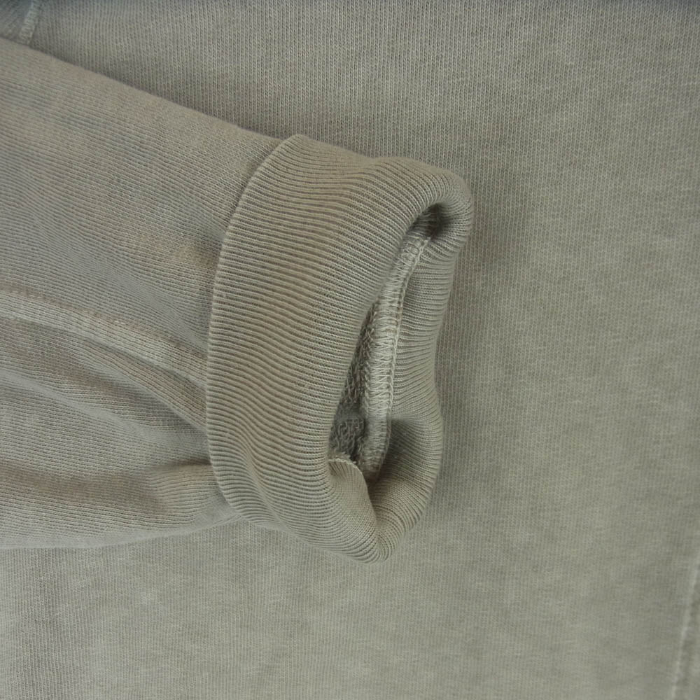 STONE ISLAND ストーンアイランド 23SS 781562460 OLD TREATMENT ワッペン付 ジップアップ スウェット ジャケット グレー系 XXL【中古】