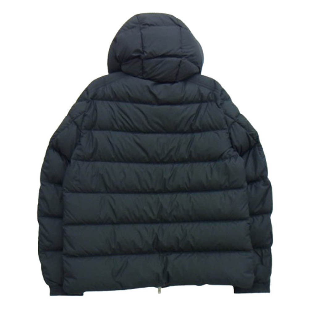 MONCLER モンクレール 22AW H20911A00105 54A81 モンクレールジャパンタグ CARDERE GIUBBOTTO ロゴプリントフーディー カルデラ ダウンジャケット ブラック系 ダークネイビー系 5【中古】
