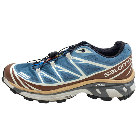 salomon サロモン 472931 XT-6 Adv Blue Brown White ランニングシューズ ローカット スニーカー マルチカラー系 26.5cm【中古】